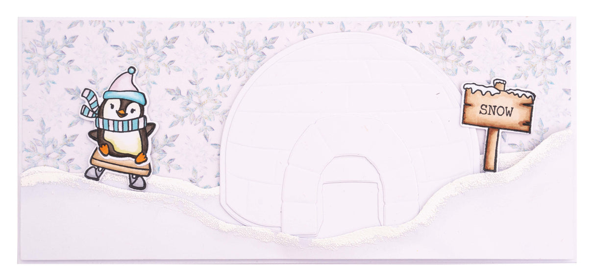 SS Stamp & Cutting Die Penguin Sweet Stories 160x270x1mm 1 PC nr.18