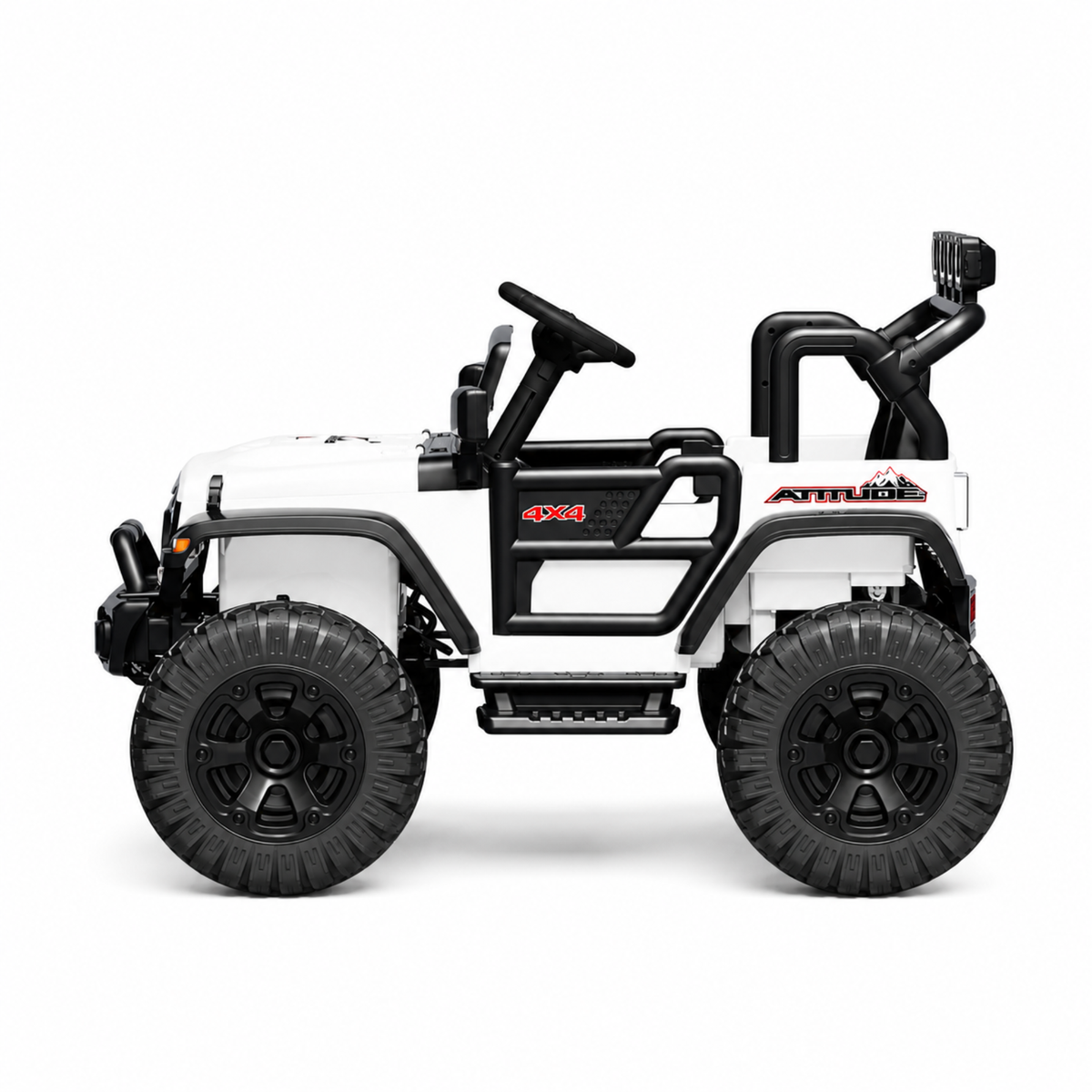 24V Trail-MX 2-Seater Upgraded 4x4 AWD Ride-On Truck W/ Rubber Wheels, Music Player, Lights & RC