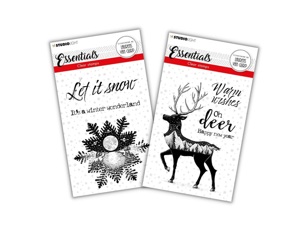 Studio Light Essential Stamps Christmas Stamps Set of 2