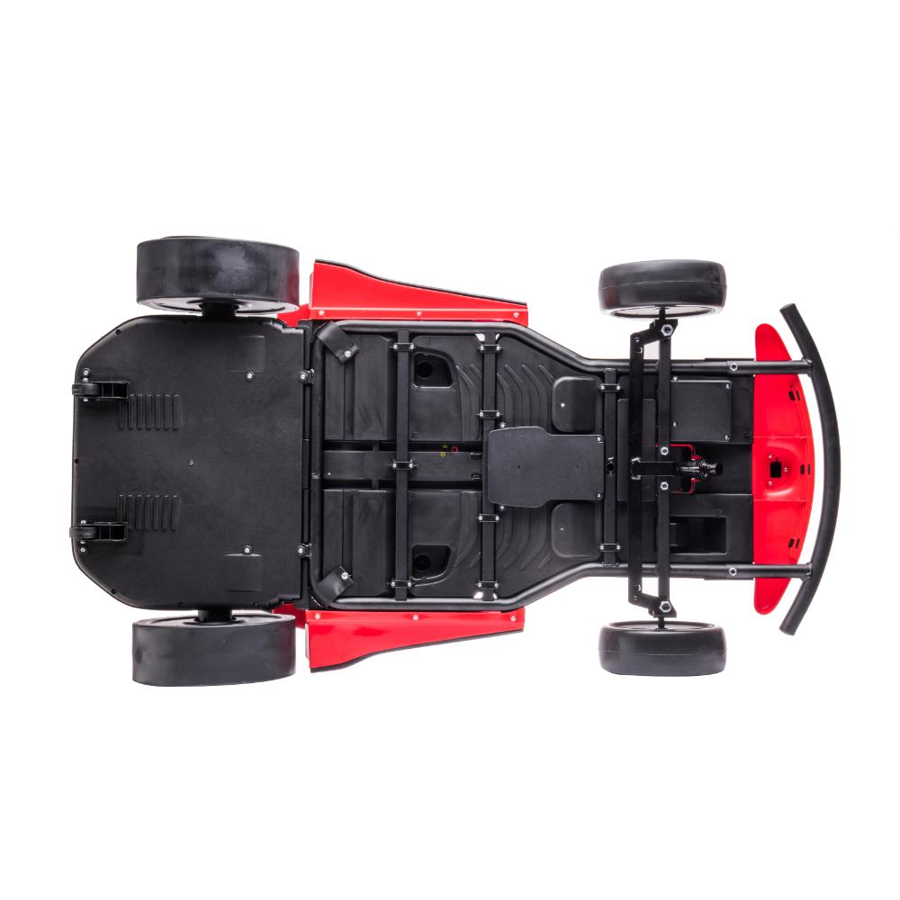 24V Furious Edition Premium Upgraded Drifting Go Kart W/ Drift Mode, Lights & Music Player