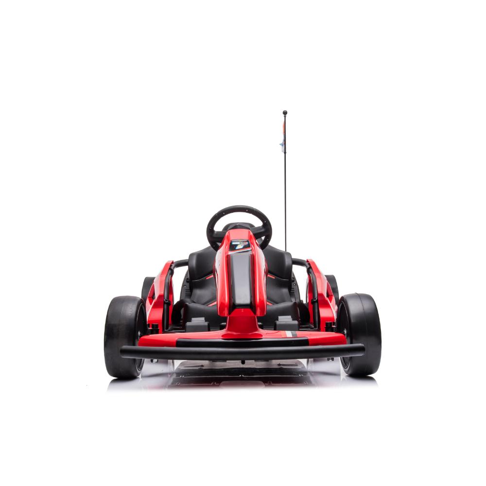 24V Furious Edition Premium Upgraded Drifting Go Kart W/ Drift Mode, Lights & Music Player