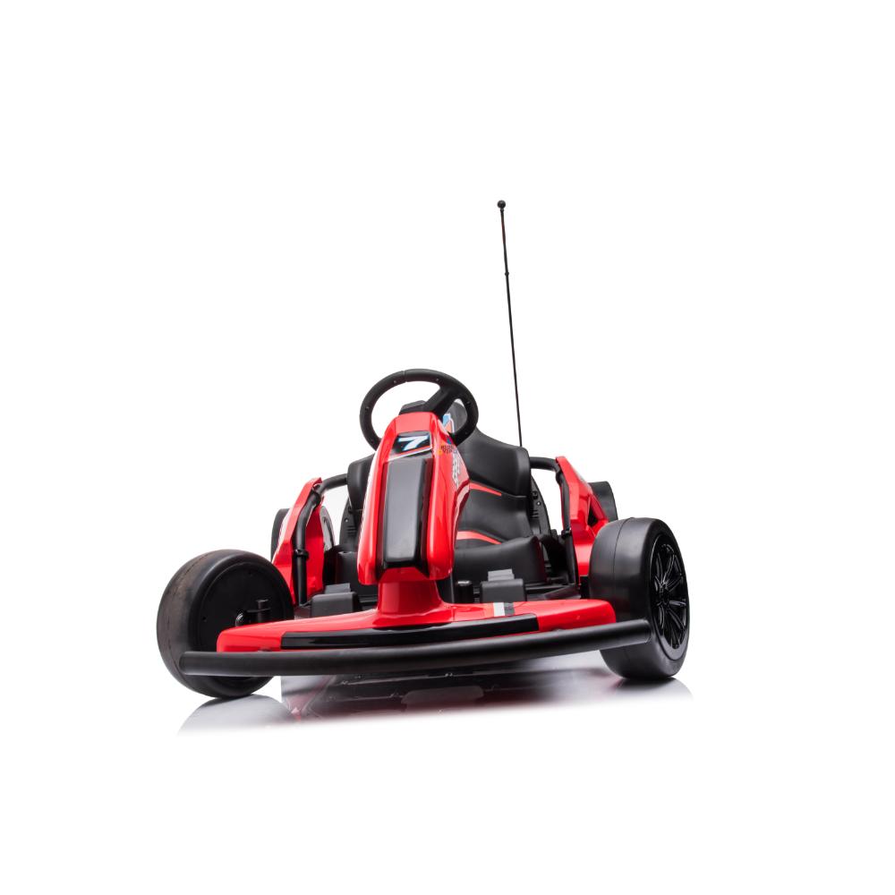 24V Furious Edition Premium Upgraded Drifting Go Kart W/ Drift Mode, Lights & Music Player