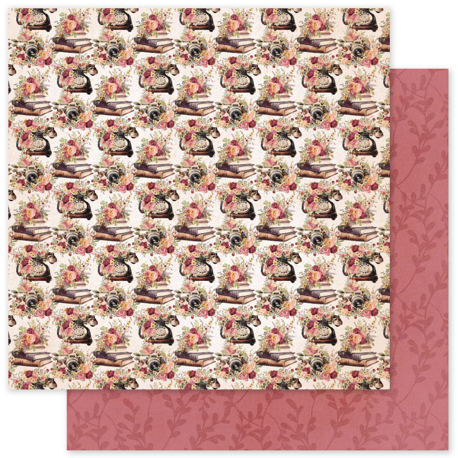 Vintage Rose F 12 x 12 Paper (12 pc Bulk Pack) 33615