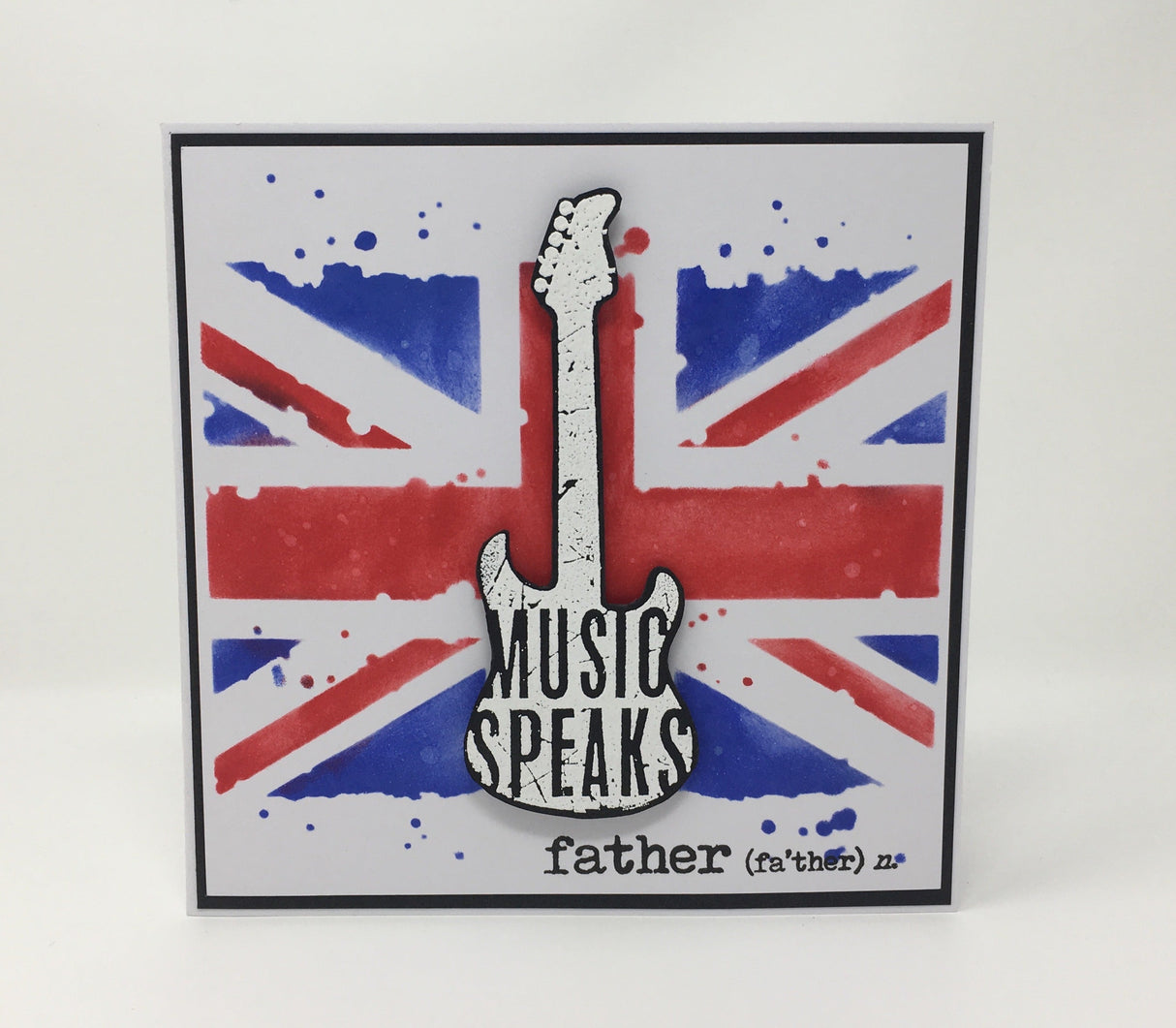 Visible Image Grungy Union Jack Stencil - 6 x 6
