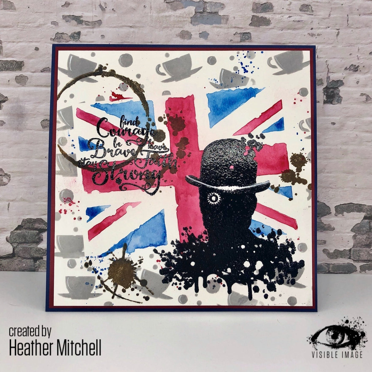 Visible Image Ink Splats - A6 Stamp Set