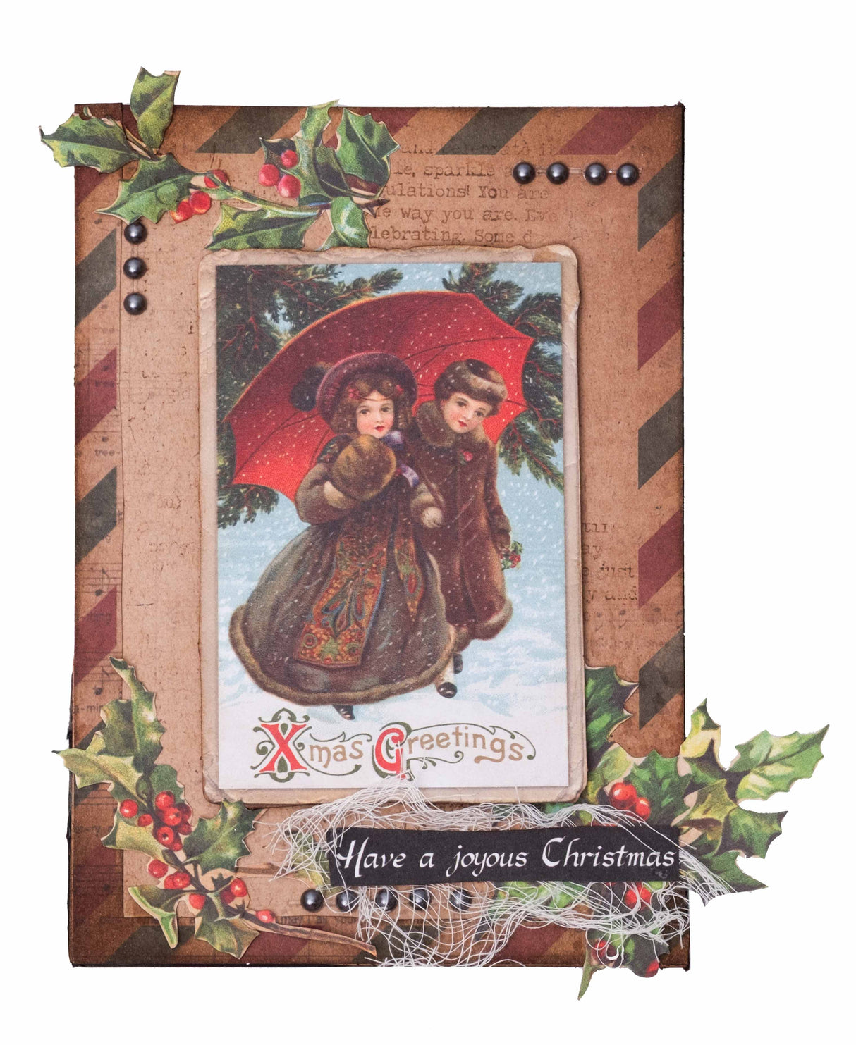 SL Designer Paper Pad Vintage Christmas Essentials 36 Sheets