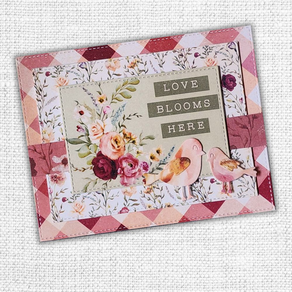 Vintage Rose Quick Cards Kit 33144