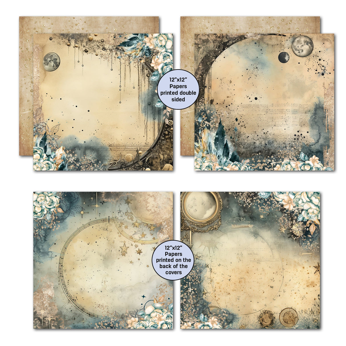 3Quarter Designs Celestial Skies 12x12 Scrapbook Collection
