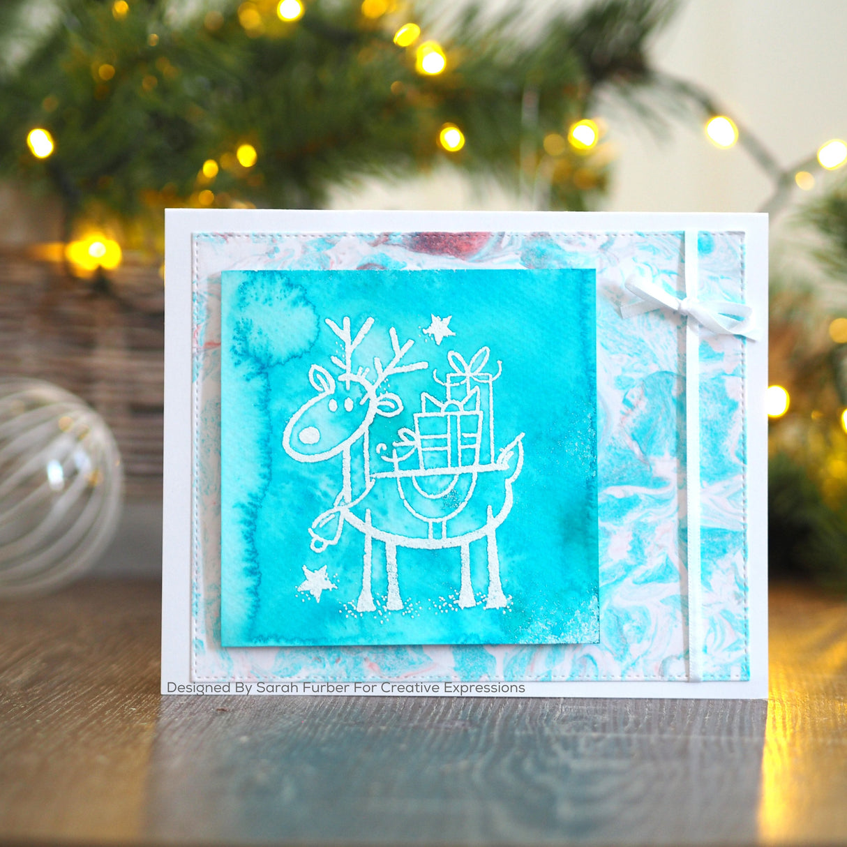 Woodware Clear Singles Rudolph Pressies 4 in x 6 in Stamp