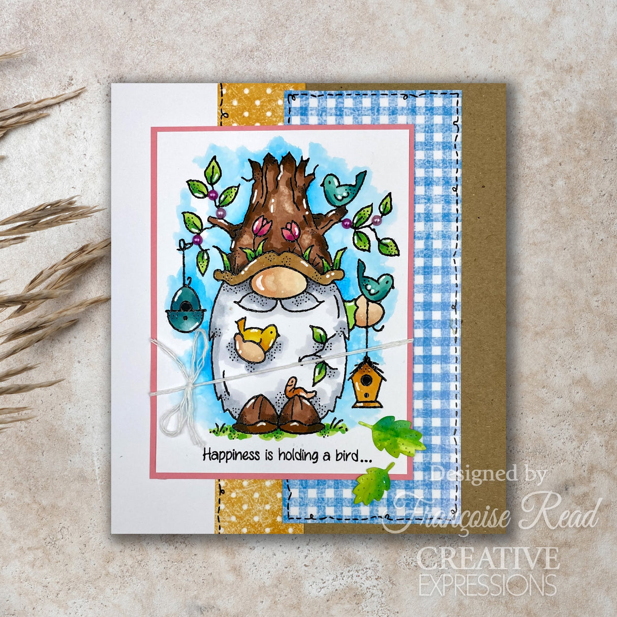 Woodware Clear Singles Birdwatching 4 in x 6 in Stamp Set