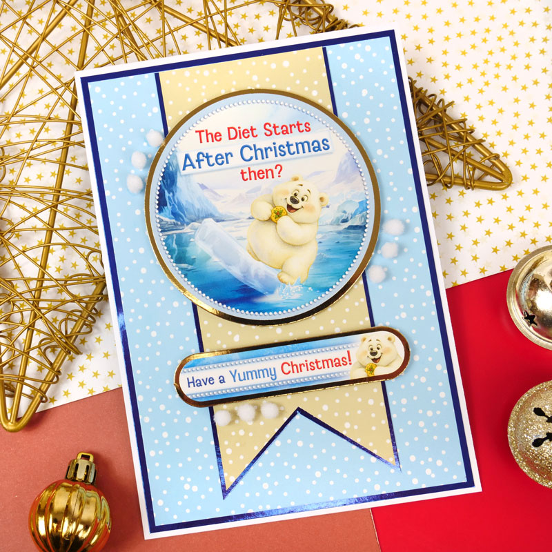 Christmas Crackers Luxury Card Toppers Kit