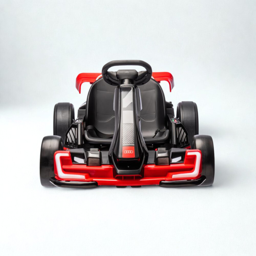 24V Audi Premium Upgraded Drifting Go Kart W/ Drift Mode, Lights & Music Player