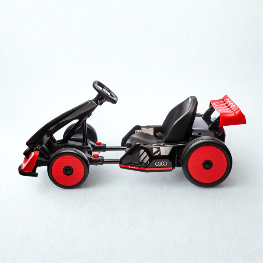 24V Audi Premium Upgraded Drifting Go Kart W/ Drift Mode, Lights & Music Player