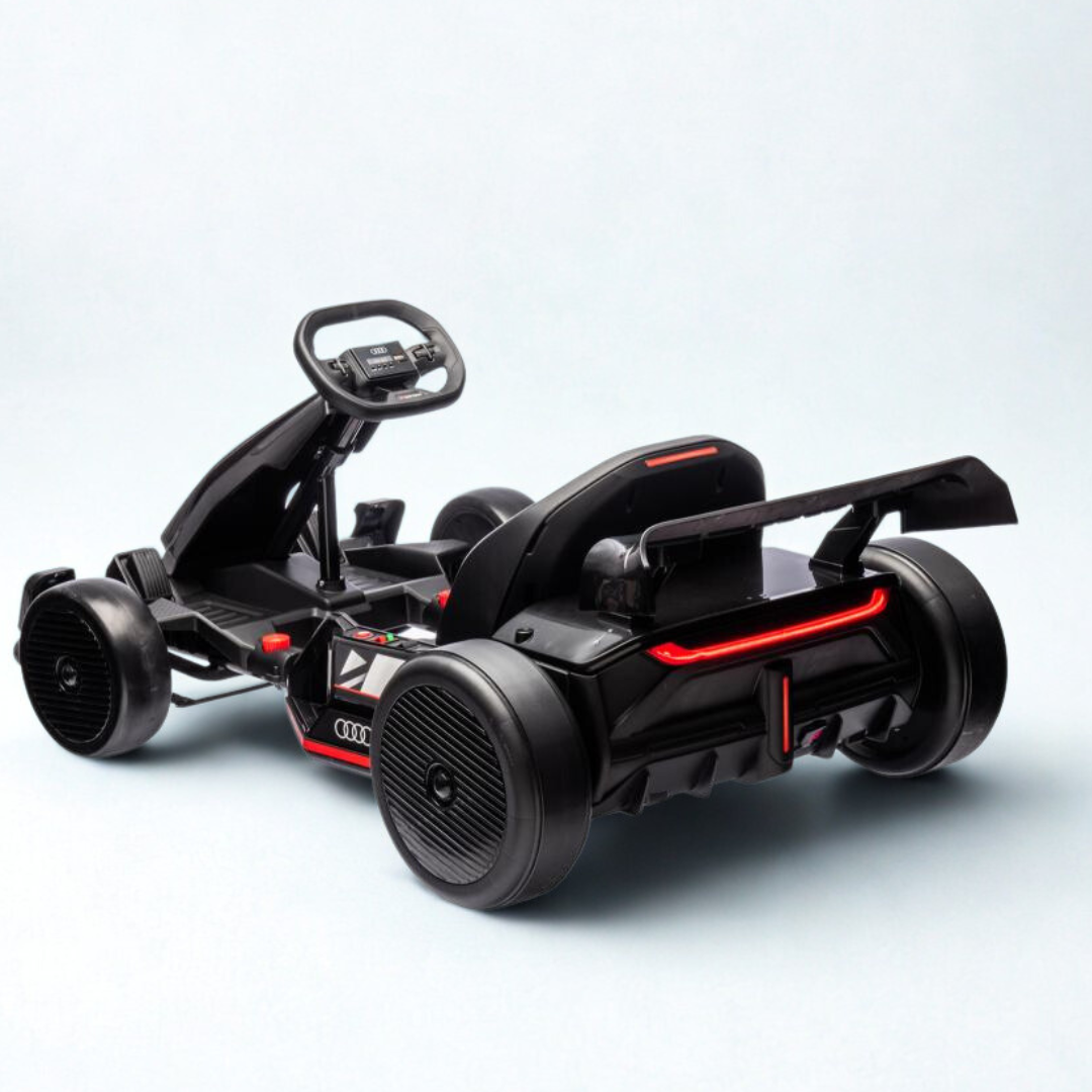 24V Audi Premium Upgraded Drifting Go Kart W/ Drift Mode, Lights & Music Player