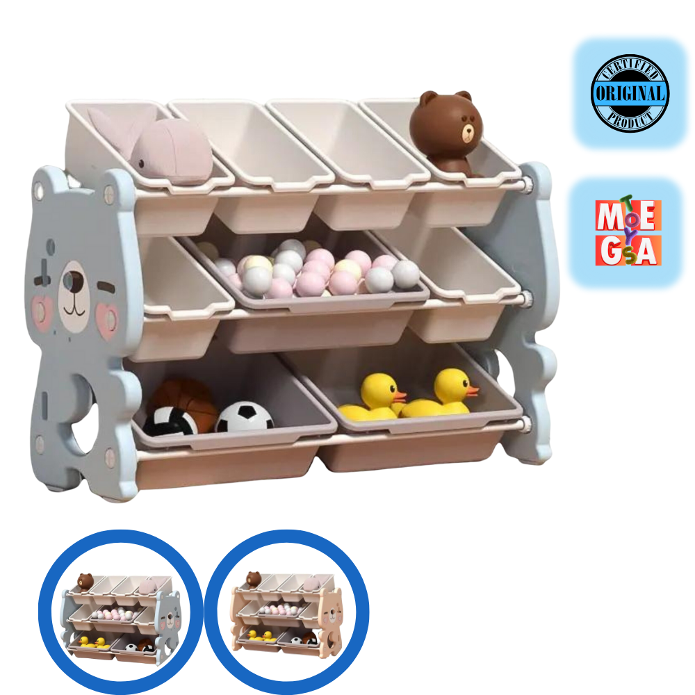 Kids & Toddlers Bear Edition Storage Unit: Toddler Luxury Organizer
