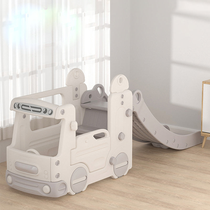 Kids Indoor & Outdoor Bus-Themed Slide with Ball Frame - Interactive Fun for Kids & Toddlers