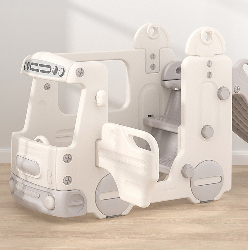 Kids Indoor & Outdoor Bus-Themed Slide with Ball Frame - Interactive Fun for Kids & Toddlers