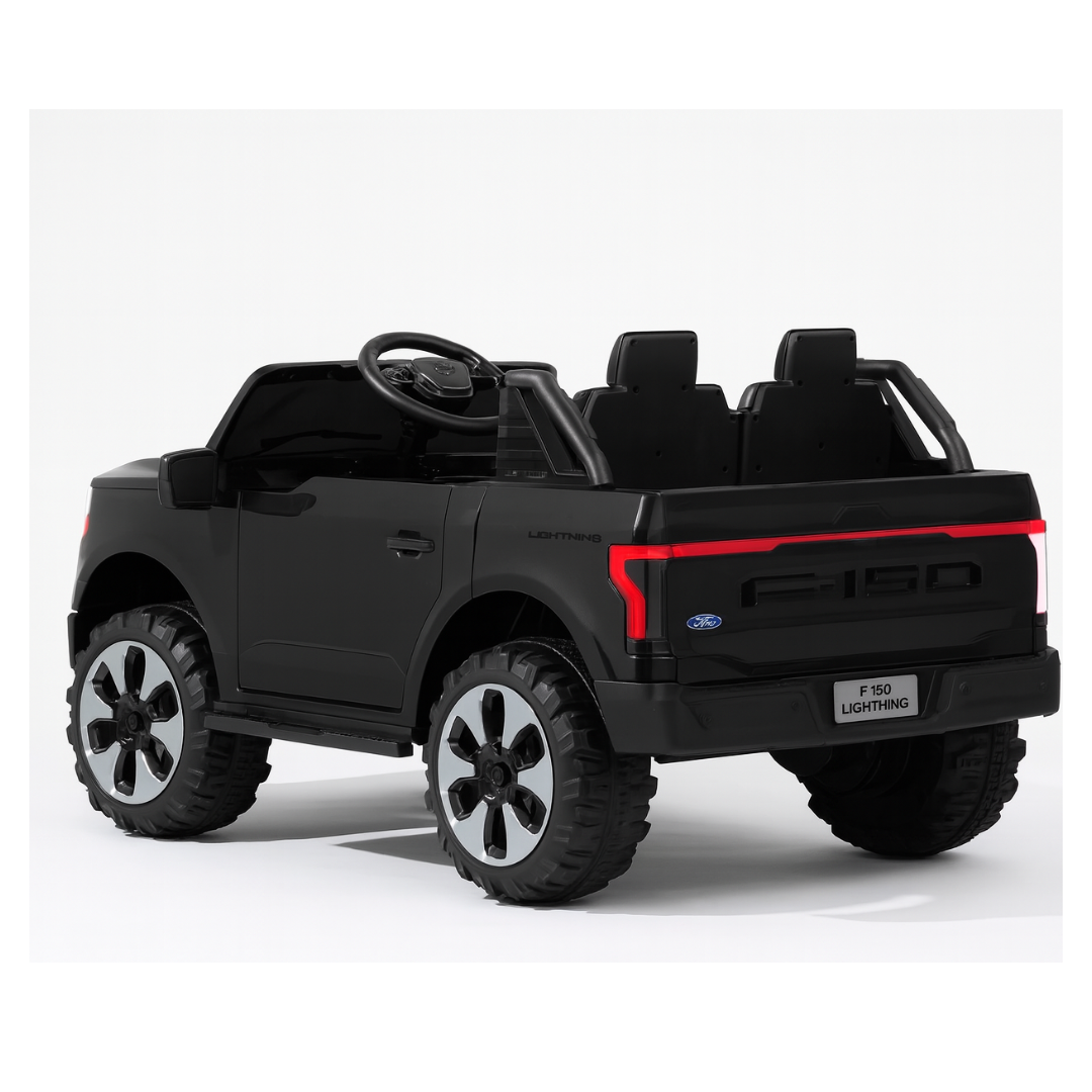 24V Ford F-150 kids ride-on truck featuring a stylish design and realistic details for kids' playtime adventure.