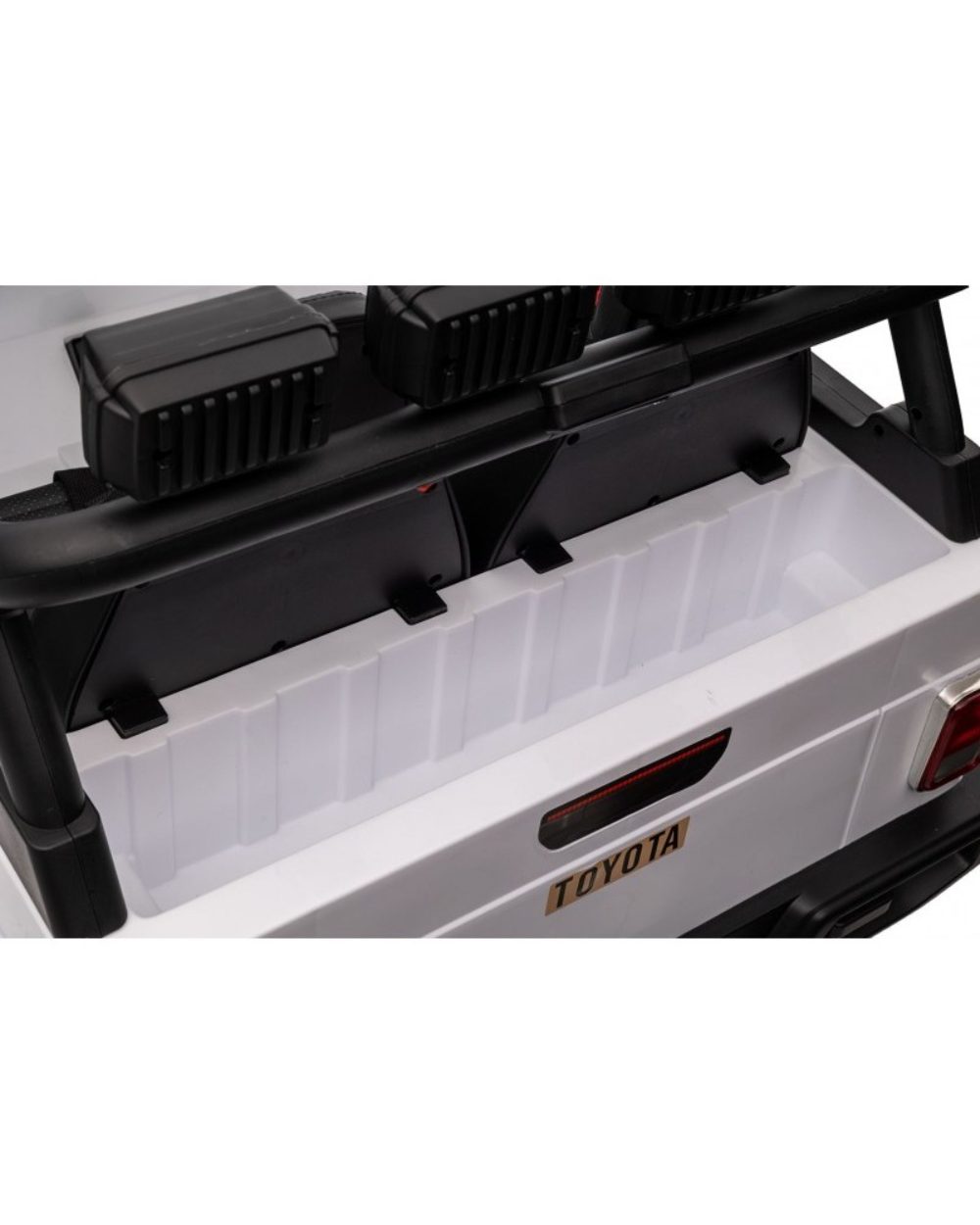 24V Toyota Premium 4x4 2-Seater Ride-On Truck W/ Rubber Wheels, Music Player & RC