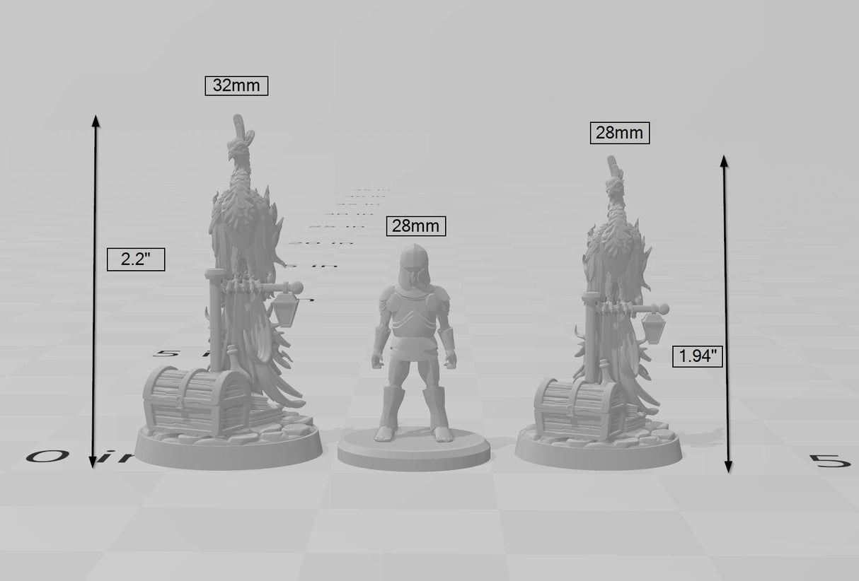 Phoenix | DnD Miniature, Premium Resin, Durable and Tough for your TTRPG and Wargaming! 32mm, 28mm, Beast, Fey, Fairy, Companion
