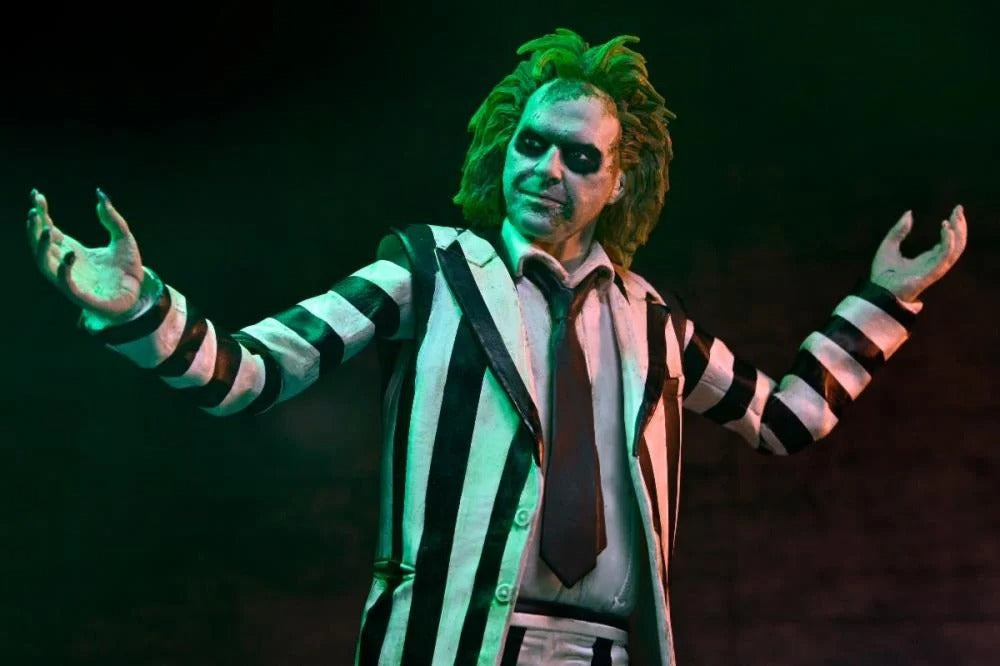 Beetlejuice Beetlejuice - Ultimate "Striped Suit" Beetlejuice Action Figure (Sub-Par Packaging)