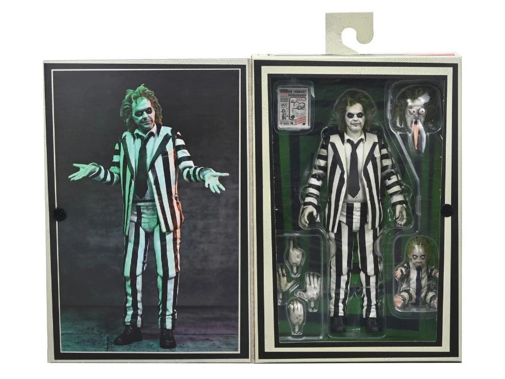 Beetlejuice Beetlejuice - Ultimate "Striped Suit" Beetlejuice Action Figure (Sub-Par Packaging)