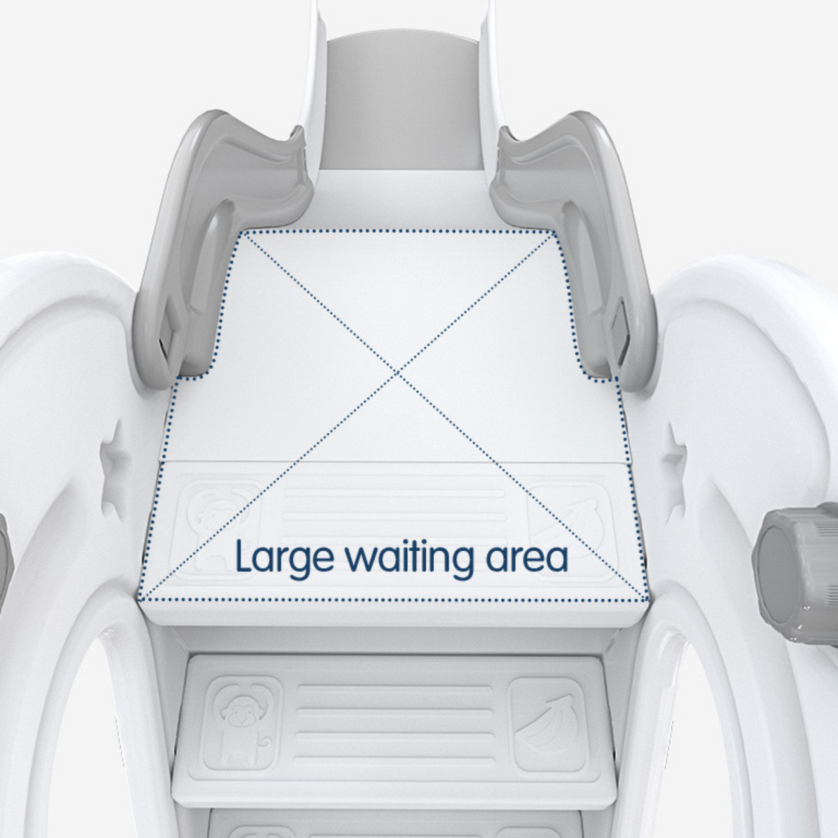 Toboggan à chiffres pour enfants, intérieur et extérieur, avec cadre à billes - Jeu interactif et amusant pour les enfants et les tout-petits