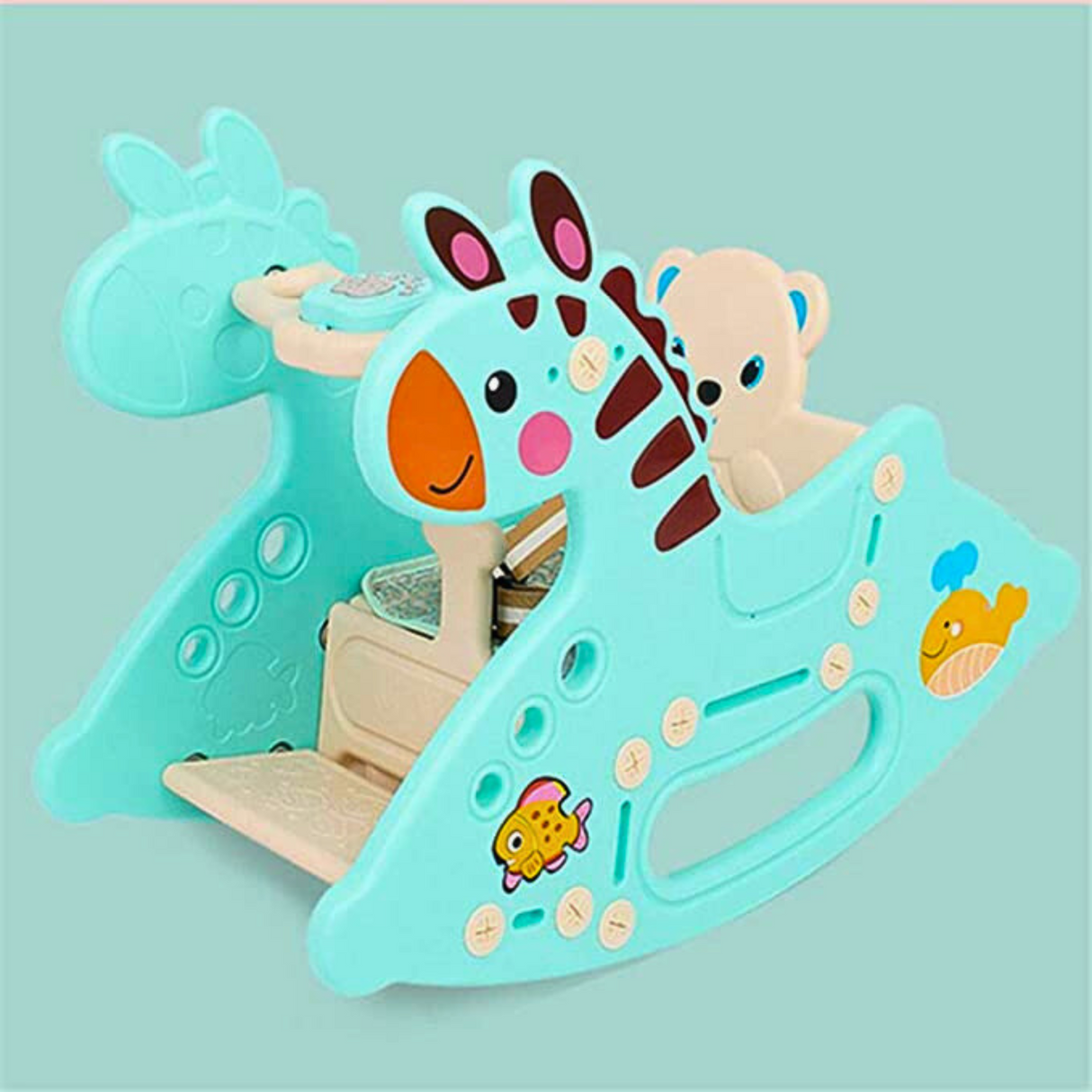 Infants & Toddlers Musical Rocking Zebra Edition Feeding Chair