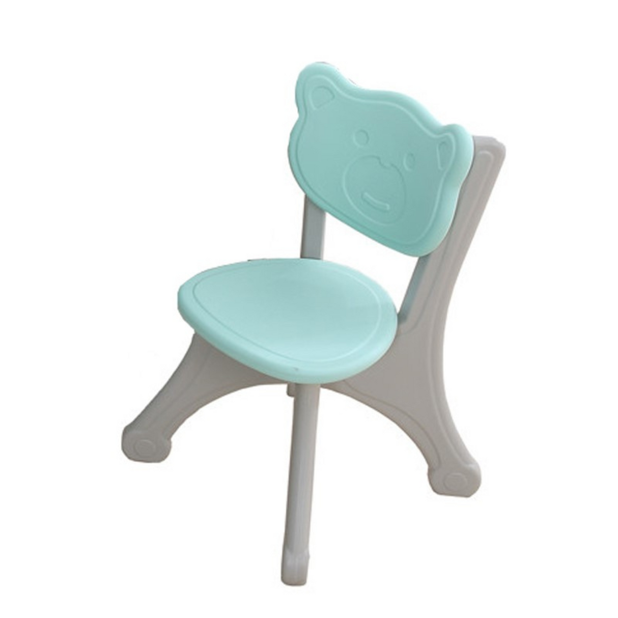 Kids Indoor & Outdoor Bear Edition Furniture Set: 3-Pc Table & Chair Set For Toddlers