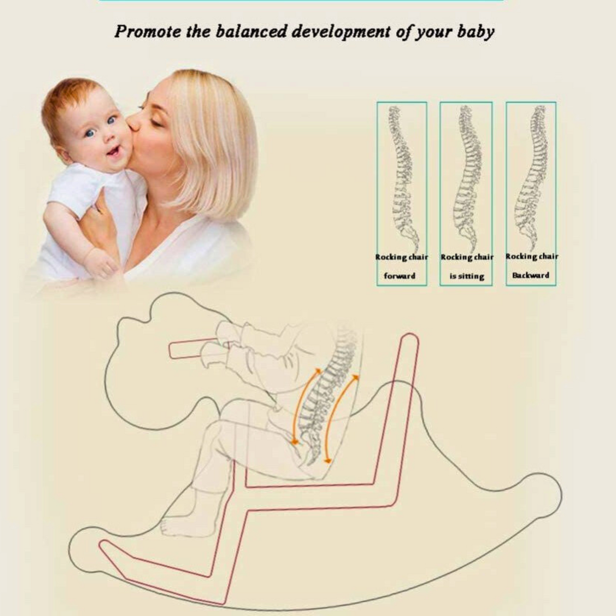 Infants & Toddlers Musical Rocking Zebra Edition Feeding Chair