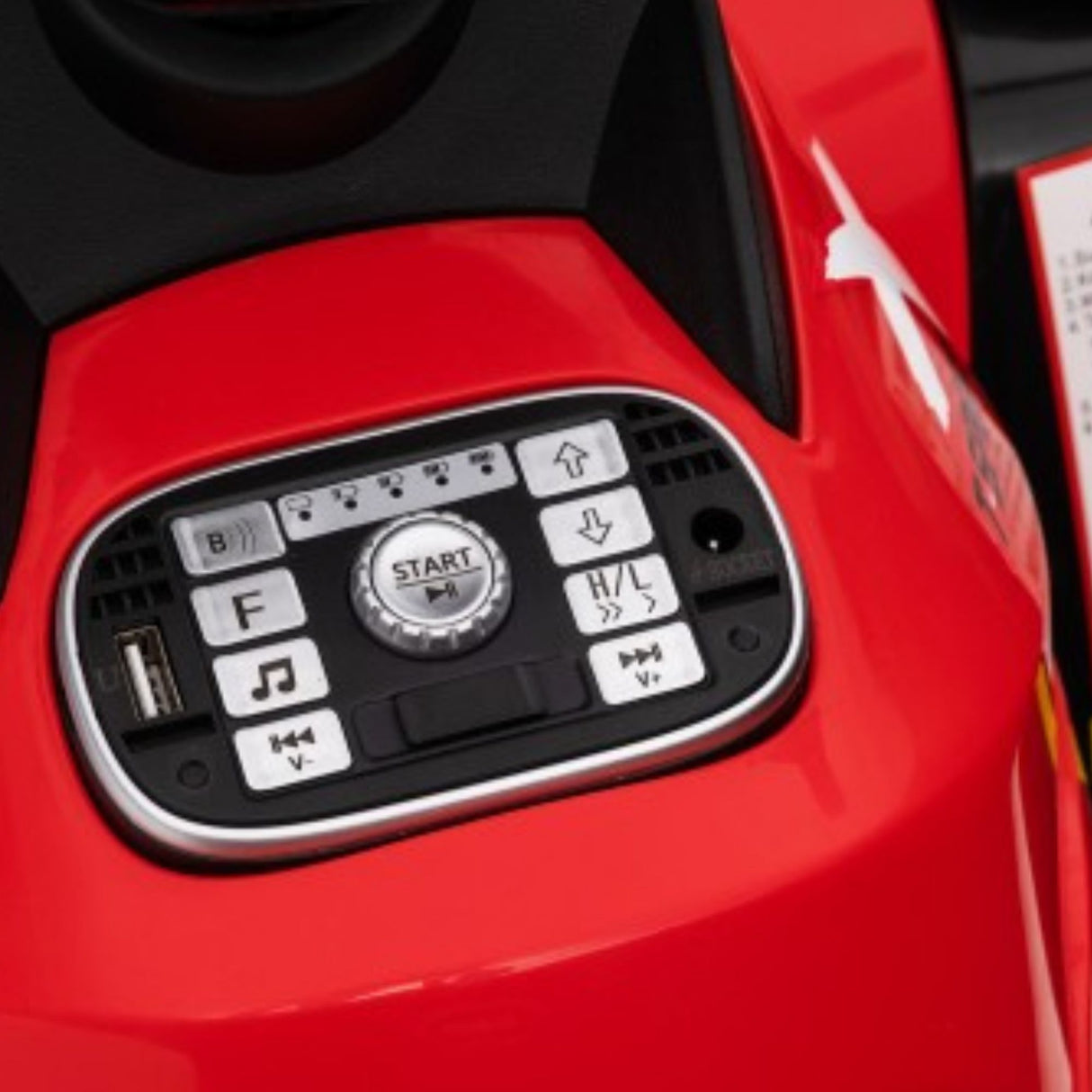 24V Titan Edition Kids Upgraded 4×4 Ride-On Quad ATV W/ Rubber Wheels, Lights & Music Player