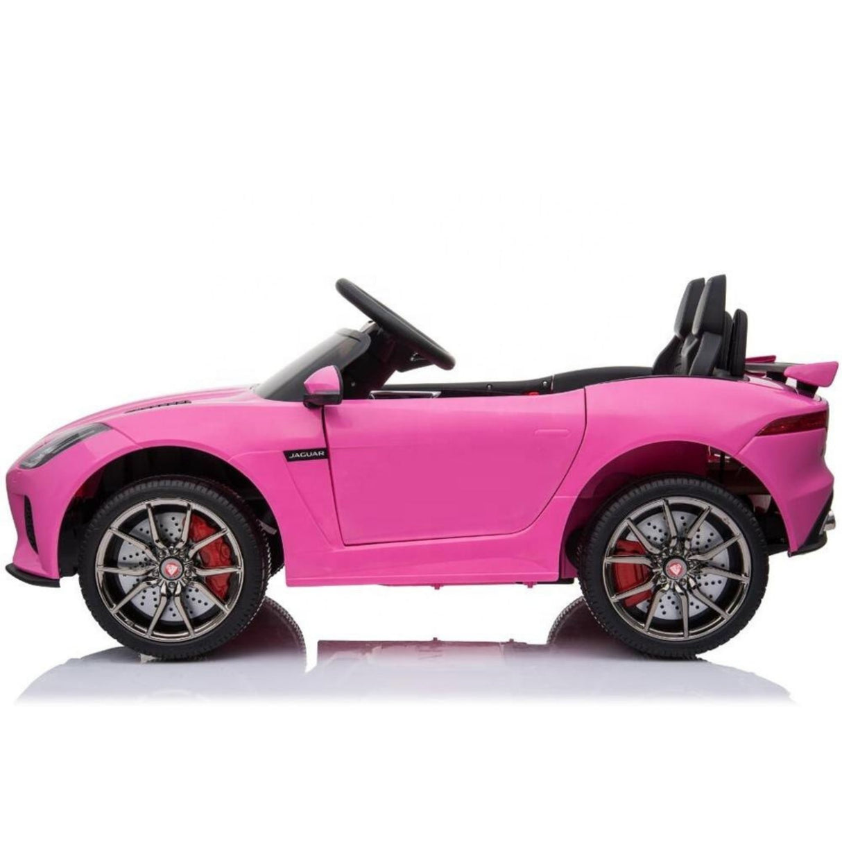 12V Jaguar F Type Kids 1-Seater Ride-On Car W/ Rubber Wheels, Music Player & RC