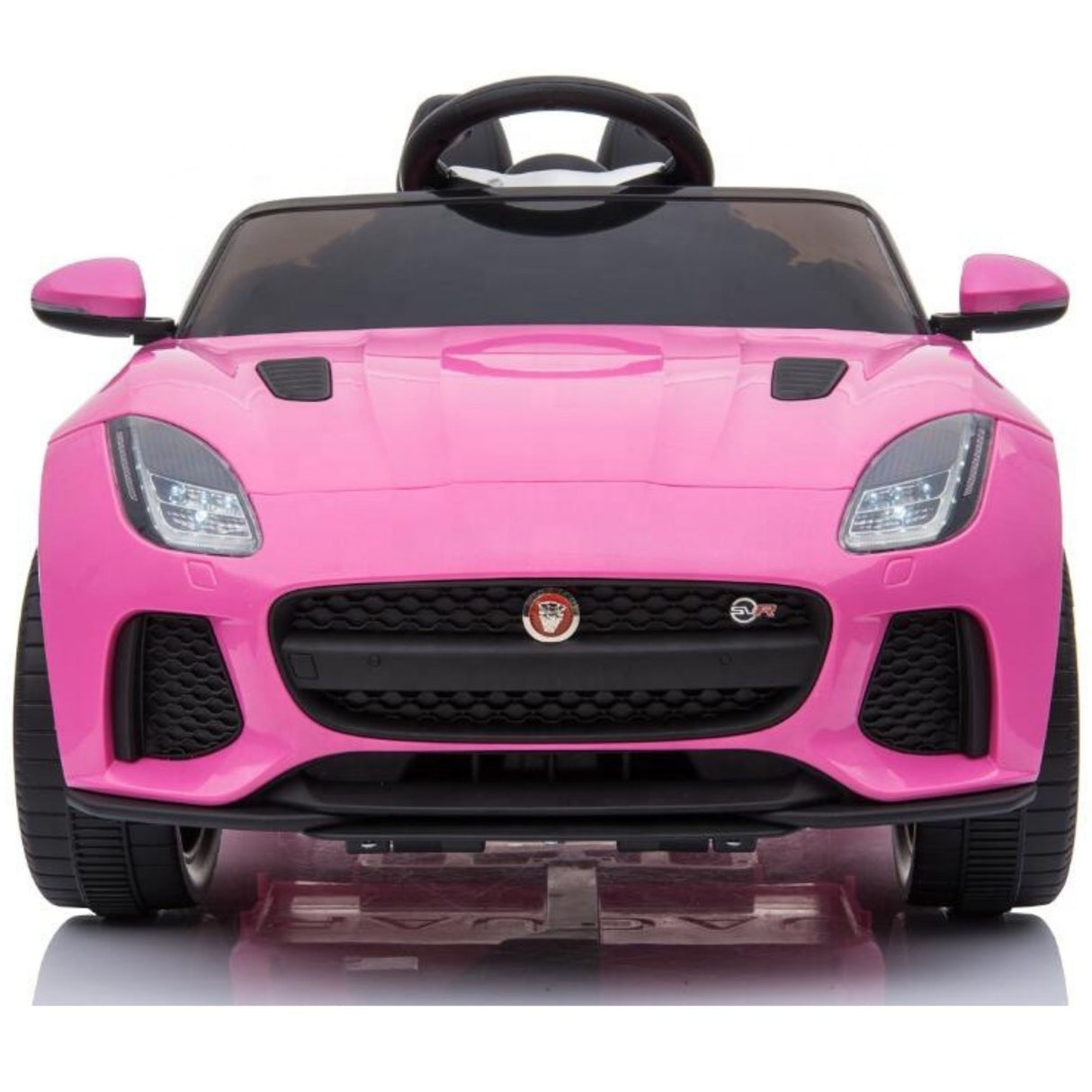 12V Jaguar F Type Kids 1-Seater Ride-On Car W/ Rubber Wheels, Music Player & RC