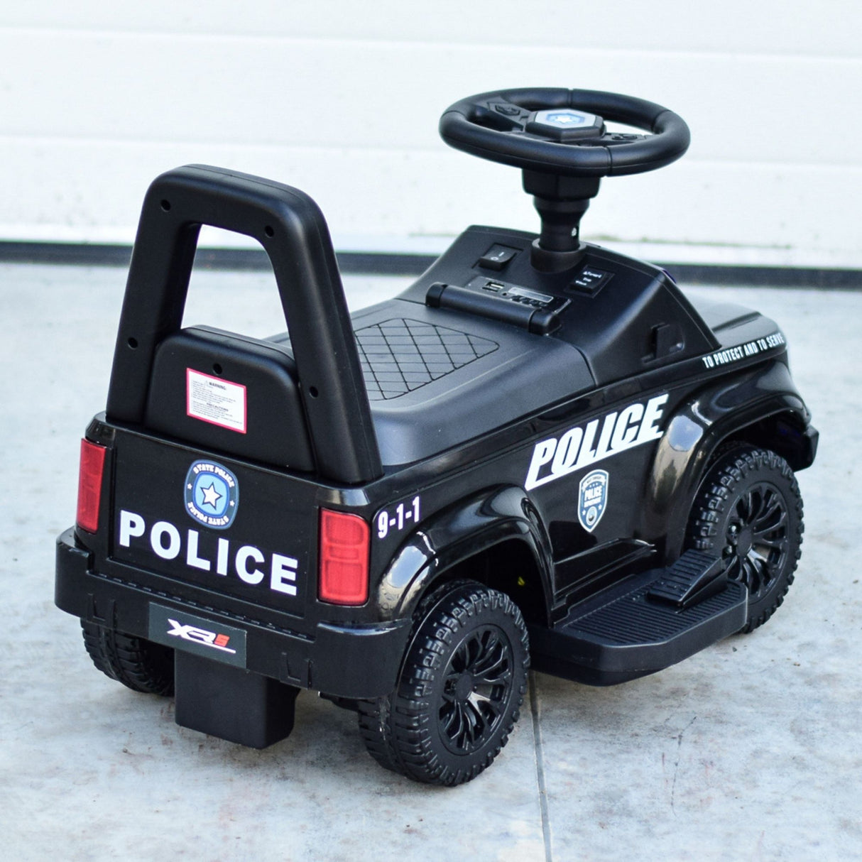 6V 3-In-1 Police Edition Ride-On Truck W/ Siren, Lights & Music Player