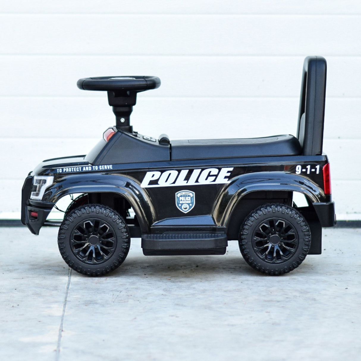 6V 3-In-1 Police Edition Ride-On Truck W/ Siren, Lights & Music Player