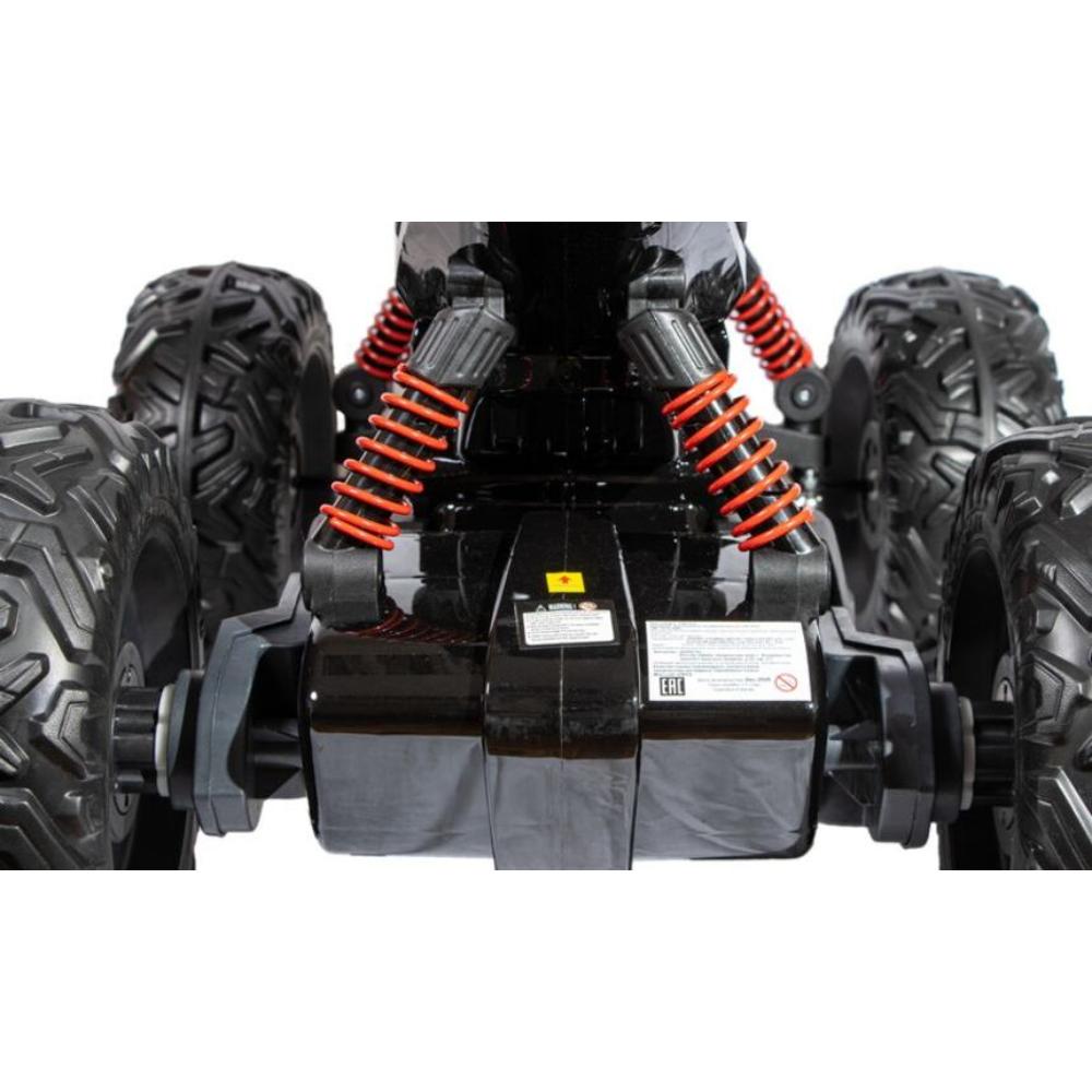 24V Adventure Pro 7 Edition Ride-On Quad W/ Rubber Wheels, Music Player & Lights