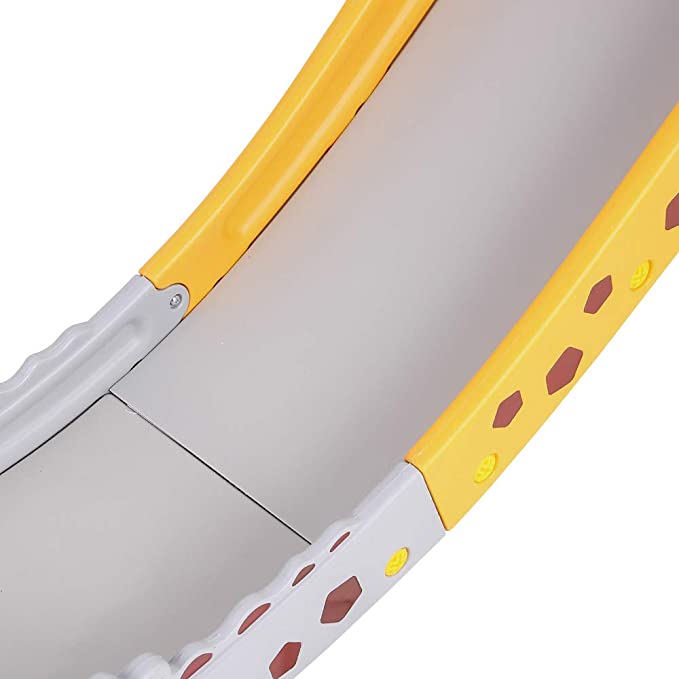 Toboggan girafe d'intérieur et d'extérieur pour enfants avec cadre à billes - Divertissement interactif pour les enfants et les tout-petits