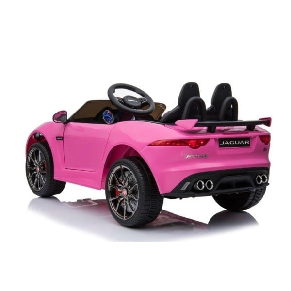 12V Jaguar F Type Kids 1-Seater Ride-On Car W/ Rubber Wheels, Music Player & RC