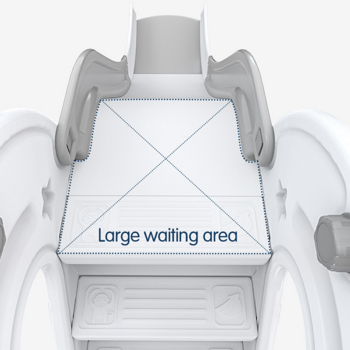 Toboggan à chiffres pour enfants, intérieur et extérieur, avec cadre à billes - Jeu interactif et amusant pour les enfants et les tout-petits