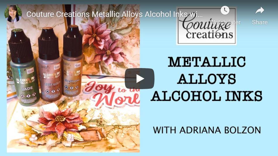 Alcohol Ink Metallics 12ml