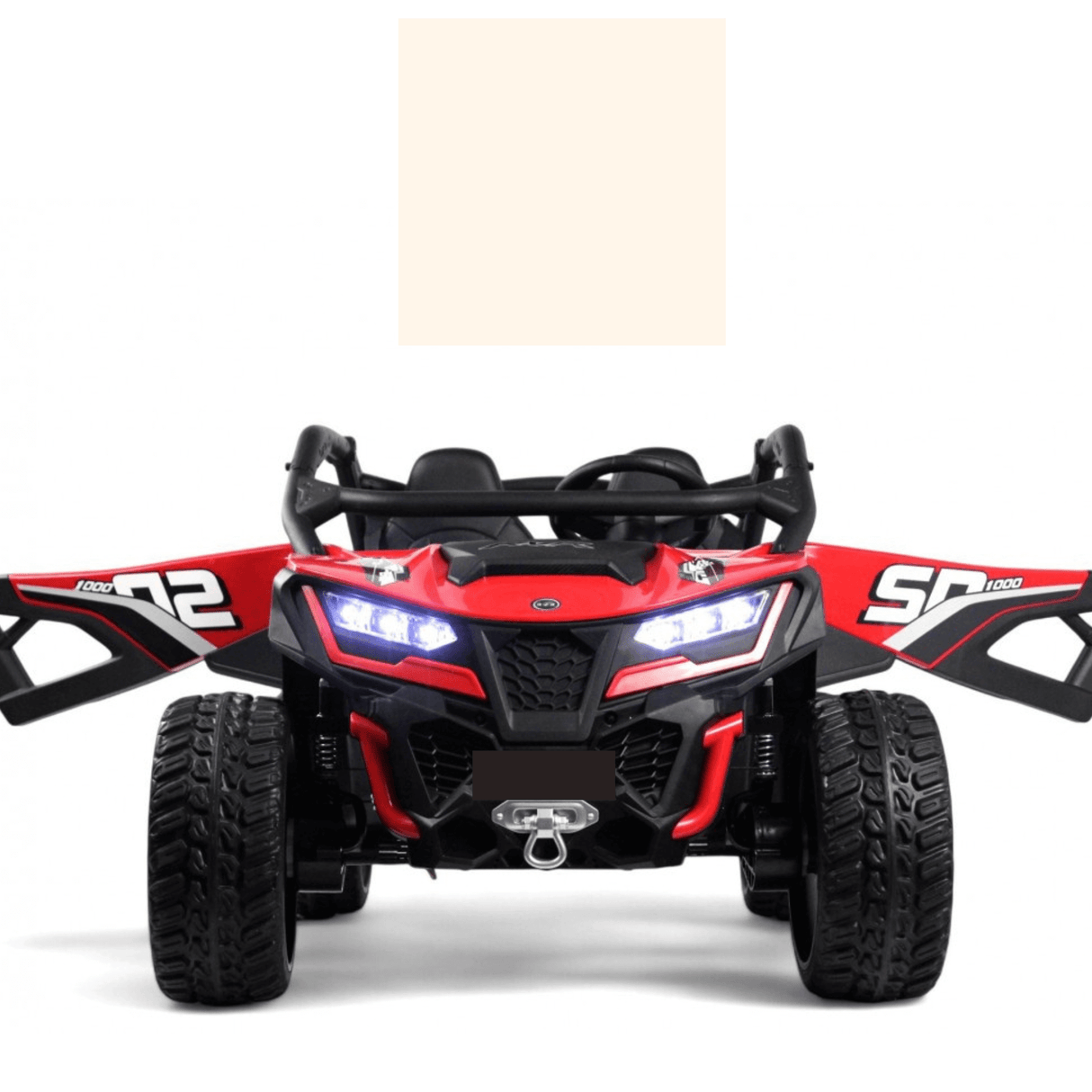 24V Trail Blazer Edition 4x4 Kids Off-Road Ride-On UTV Buggy W/ Rubber Wheels, Music Player & RC