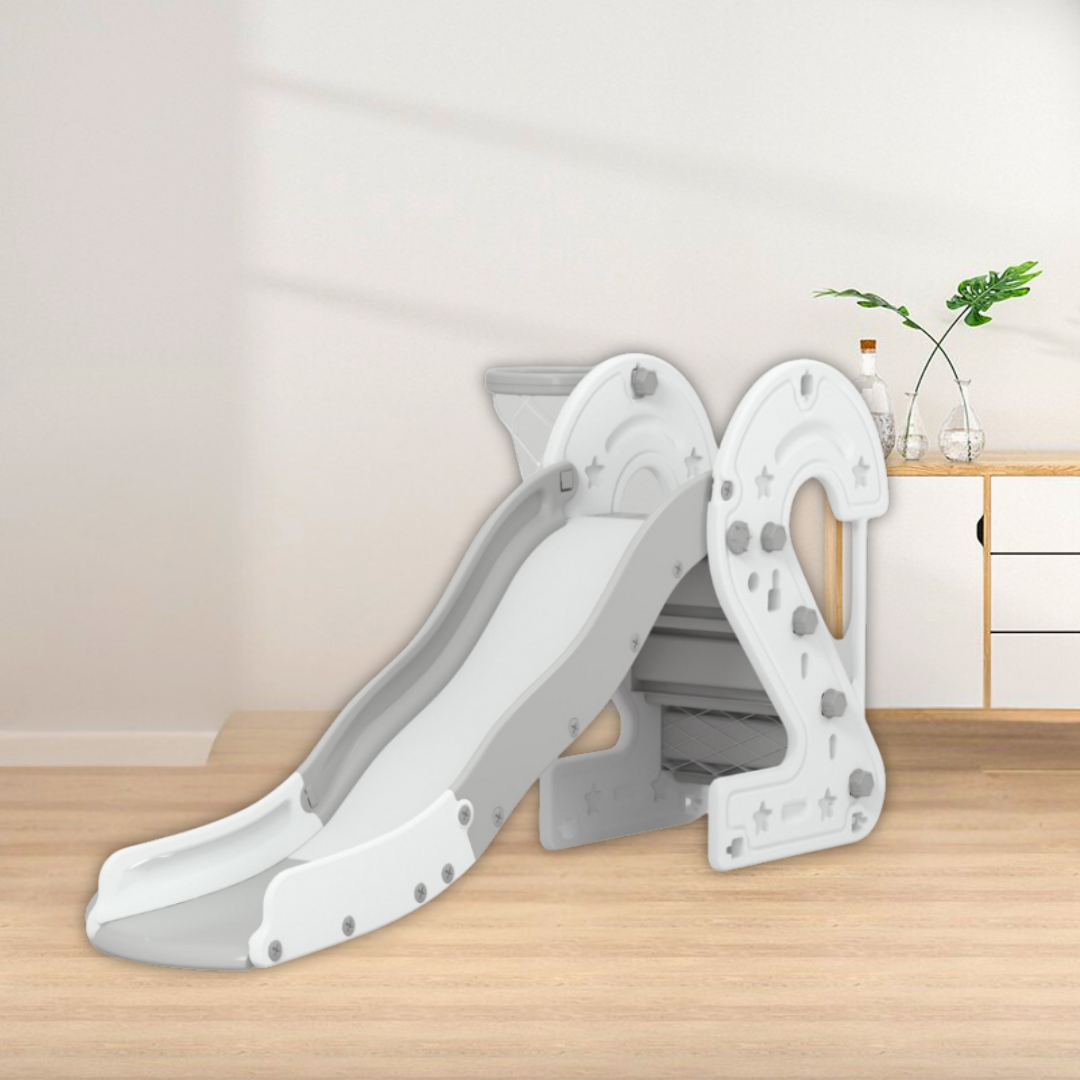 Toboggan à chiffres pour enfants, intérieur et extérieur, avec cadre à billes - Jeu interactif et amusant pour les enfants et les tout-petits