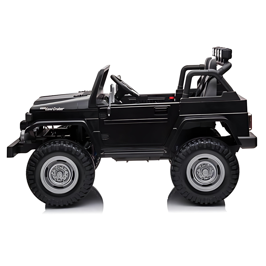 24V Toyota Premium 4x4 2-Seater Ride-On Truck W/ Rubber Wheels, Music Player & RC
