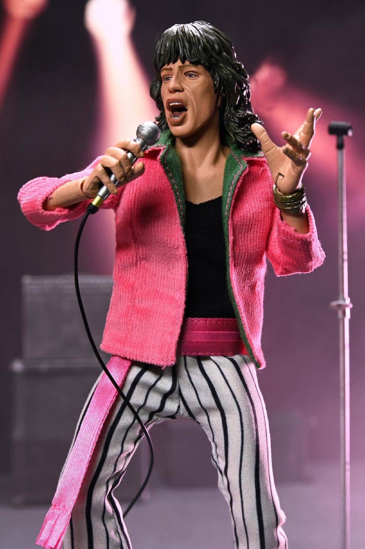 The Rolling Stones - 8” Clothed Action Figure - Mick Jagger (1975) Figure (Preorder Feb/Mar 2026)