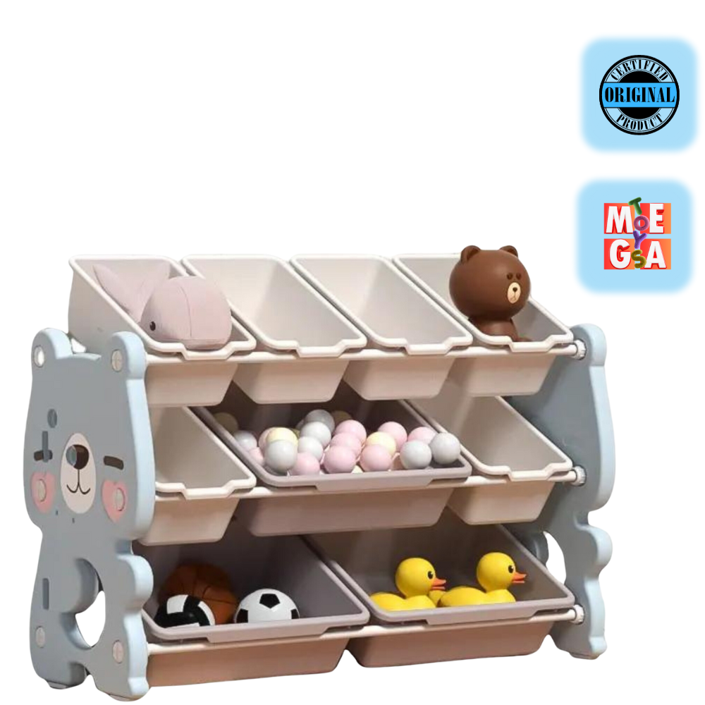 Kids & Toddlers Bear Edition Storage Unit: Toddler Luxury Organizer
