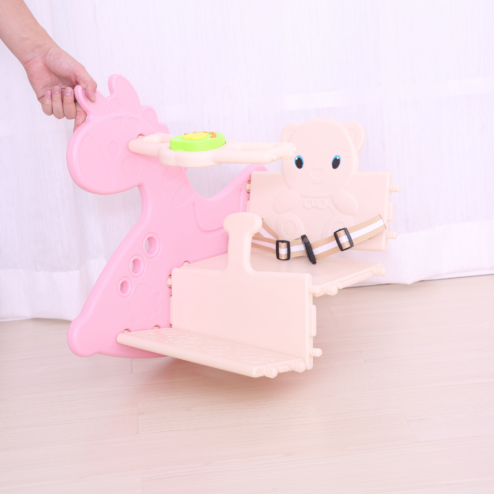 Infants & Toddlers Musical Rocking Zebra Edition Feeding Chair