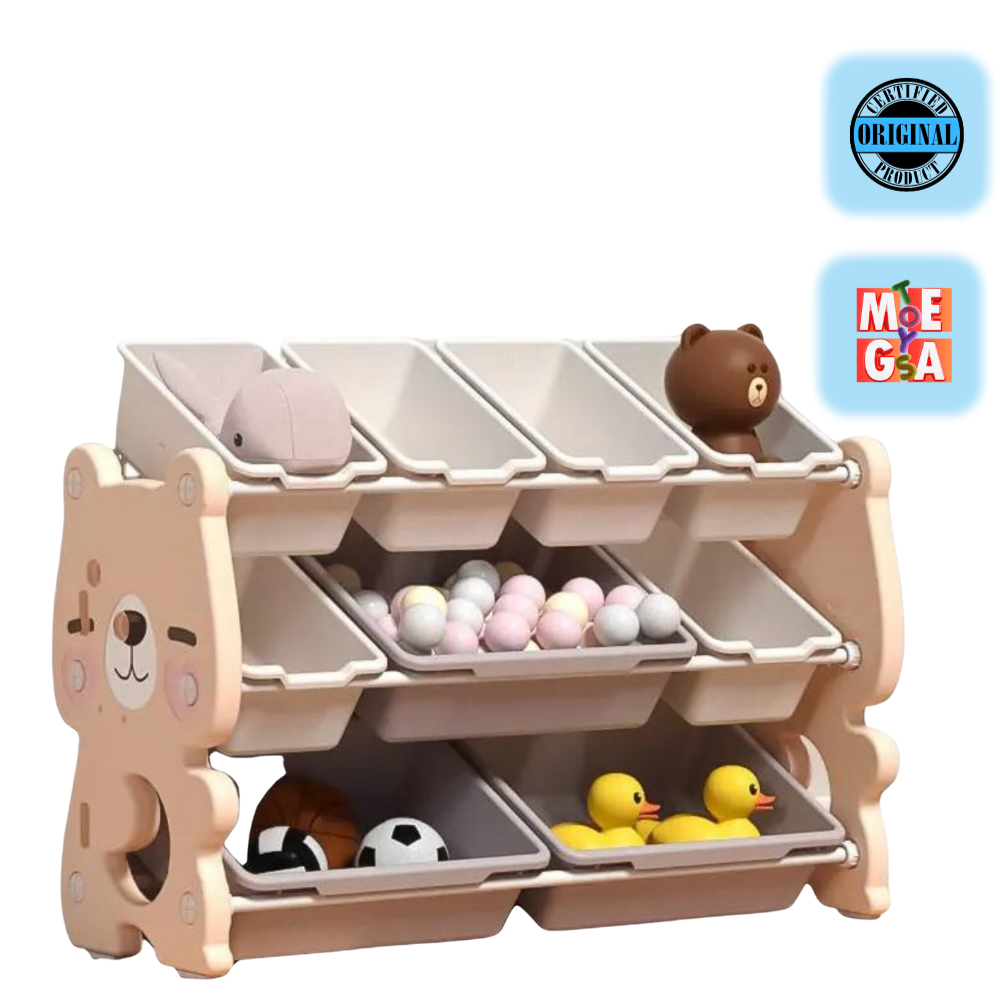 Kids & Toddlers Bear Edition Storage Unit: Toddler Luxury Organizer