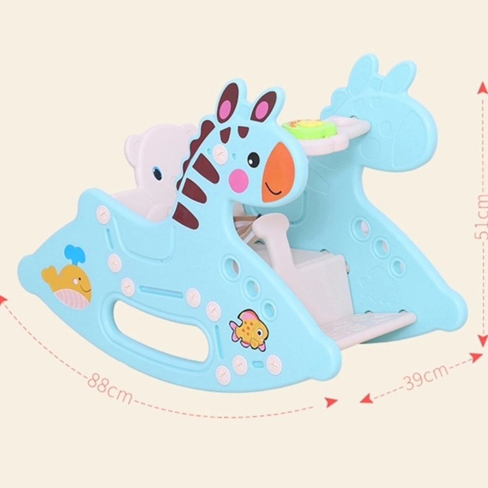 Infants & Toddlers Musical Rocking Zebra Edition Feeding Chair