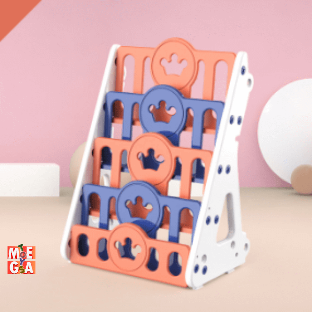 Kids & Toddlers Indoor & Outdoor Crown Edition Bookshelf: Toddler Luxury Organizer