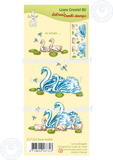 Lecreadesign Combi Clear Stamp Swan Family